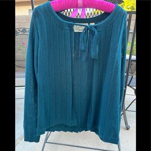 Teal Cardigan